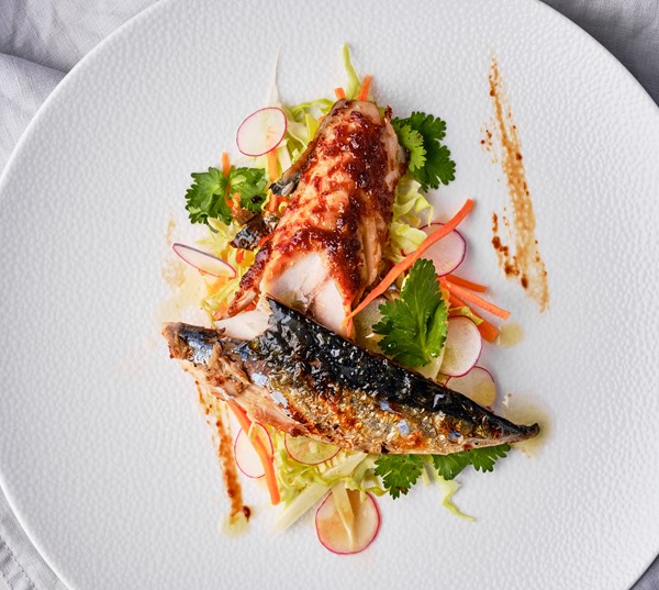 Nyt Sensommeren Med Grillet Teriyaki makrell La Japan Appetitt